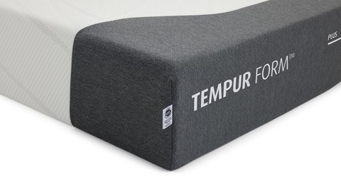 Traagschuimmatras Form plus firm, stone grey