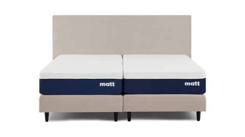 Matt Sleeps Boxspring Original vlak met matras Matt, beige