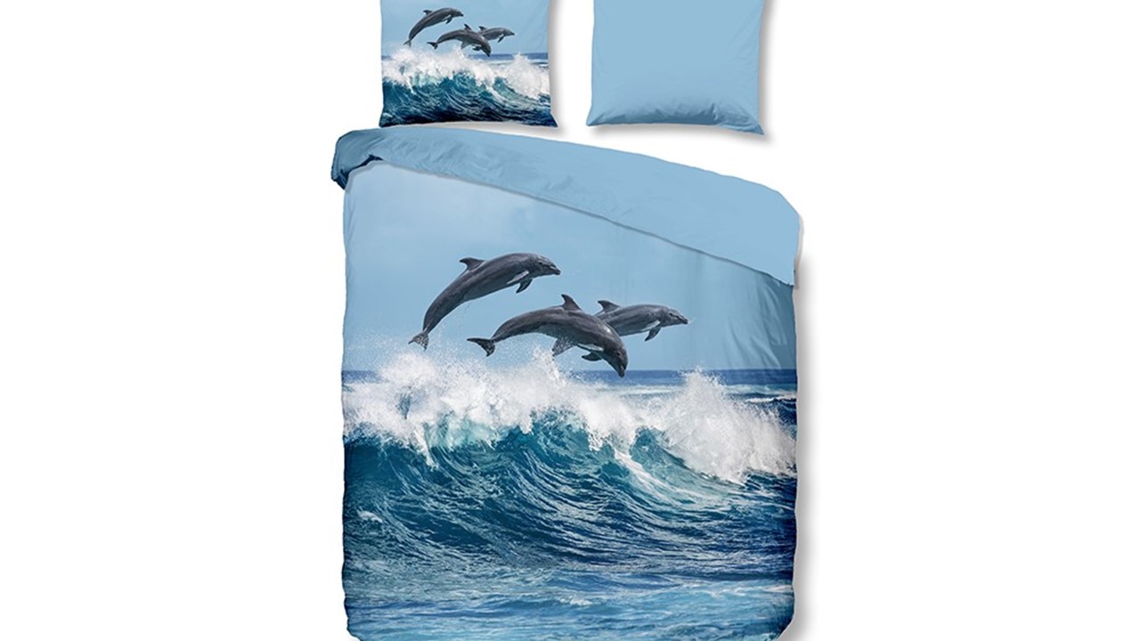 Hij Zielig onszelf dekbedovertrek Dolphins | Beter Bed
