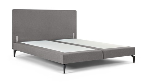 Boxspring Cisano vlak zonder matras, light grey