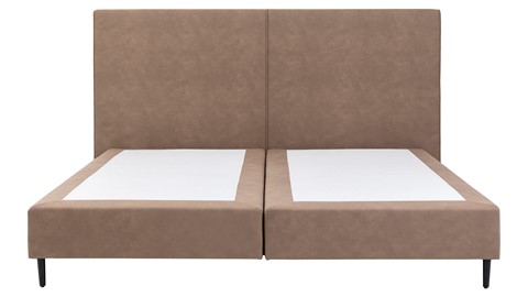 Boxspring Opal vlak zonder matras, liver