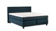 Boxspring Autentik Tunn vlak met gestoffeerd matras, dark blue