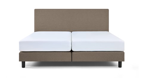 Box Ambra vlak met Silver Pocket Deluxe Foam matras