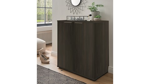 Commode Onyx 2 deuren, mocca eiken