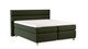 Boxspring Solid Lina vlak met gestoffeerd matras, green