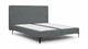 Boxspring Elite Lines vlak zonder matras, steel