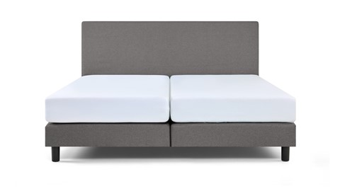 Box Ambra vlak met Silver Pocket Deluxe Foam matras