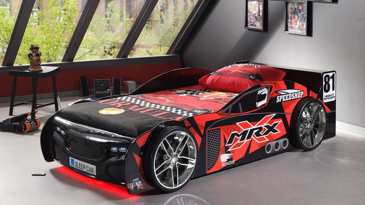 Pijnboom kaping avontuur Bed MRX raceauto | Beter Bed