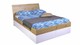 Opbergbed Mundi met 4 laden, artisan oak/white