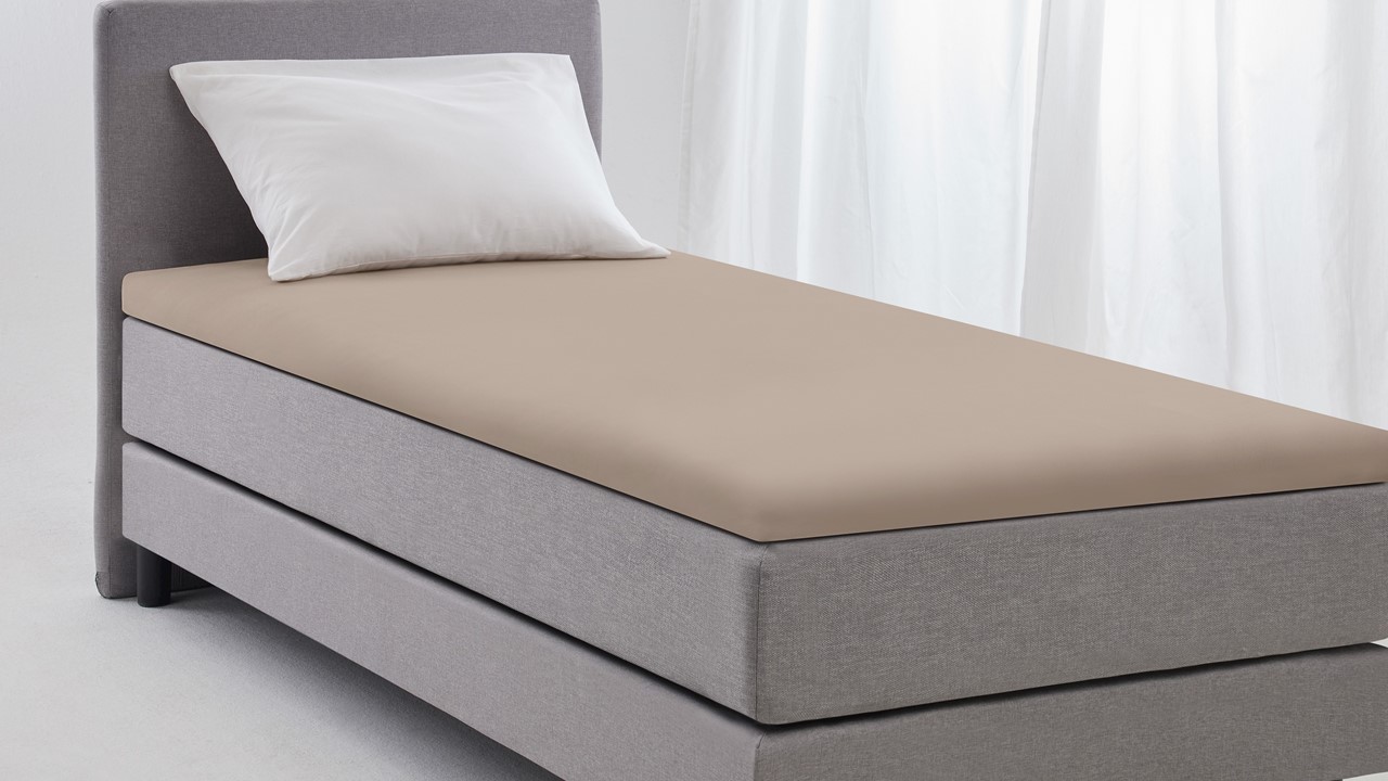 Hoeslaken Beter Bed Select Biologisch perkal topper