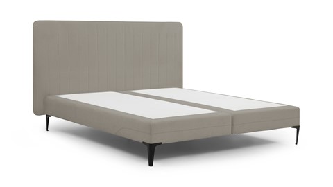 Boxspring Elite Lines vlak zonder matras, natural