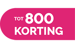 Korting tot 800 euro