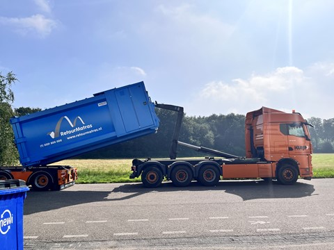 Matras container actie