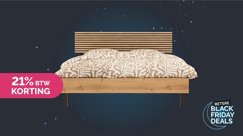 Black Friday bed hout